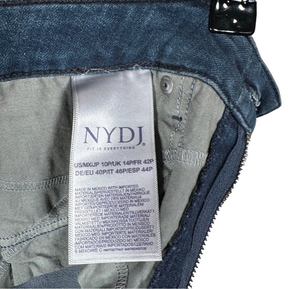 NYDJ Bailey Relaxed Straight Ankle Crop Jeans - Picture 14 of 15